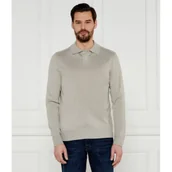 Koszule męskie - BOSS ORANGE Wełniane polo Avac | Slim Fit - miniaturka - grafika 1