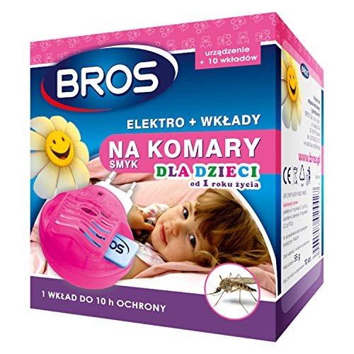 Bros Urządzenie elektryczne na komary dla dzieci z wkładzami 370A