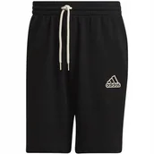Spodenki męskie - Spodenki męskie adidas Essentials Feelcomfy French Terry Shorts czarne HE18 - miniaturka - grafika 1