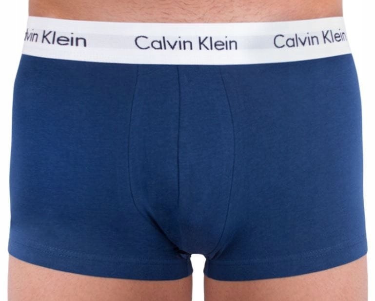 CALVIN KLEIN MĘSKIE BOKSERKI GRANATOWE Z LOGO L JQA