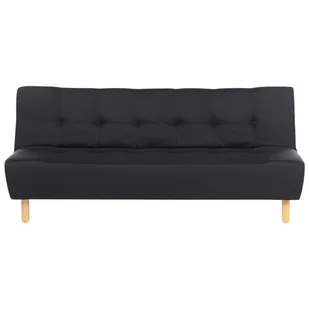 Sofa rozkładana czarna ALSTEN - Sofy i kanapy - miniaturka - grafika 1
