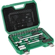 Klucze i nasadki - Zestaw kluczy nasadowych STALCO S011100084 (84 elementy) - miniaturka - grafika 1