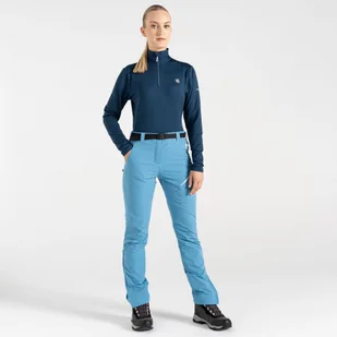 Dare 2b - Damskie Spodnie Trekkingowe Softshell Melodic Pro Niebieski, Rozmiar: 42 R - Spodnie damskie - miniaturka - grafika 1