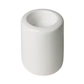 Świeczniki - Świecznik MICHIGAN 7 x 7 x 9 cm biały - miniaturka - grafika 1