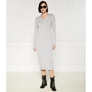 Calvin Klein Wełniana sukienka - Sukienki - miniaturka - grafika 1