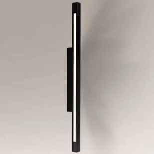 Shilo kinkiet łazienkowy LED Otaru 16W 1600lm 3000K czarny IP54 8088 - Lampy ścienne - miniaturka - grafika 1