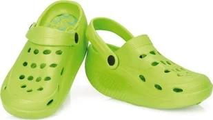 Fitness King Klapki krokodylki na kołyskowej podeszwie zielone rozmiar 35 - Buty dla dziewczynek - miniaturka - grafika 1