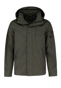 Męska bawełniana Kurtka wiosenna Deszczowa Zielona Volcano J-paxon L