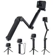 Akcesoria do kamer sportowych - Selfie Stick Kijek Uchwyt 3WAY do GoPro 11 10 9 8 - miniaturka - grafika 1