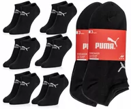 Skarpetki męskie - Puma skarpety stopki 6 par 43/46 czarne - miniaturka - grafika 1