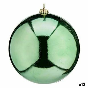 Bombki choinkowe zielone plastikowe 20 x 20 x 20 cm (12 sztuk) - Bombki - miniaturka - grafika 1