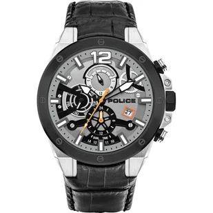 Zegarek ZEGAREK POLICE męski PL15711JSTB04 (48MM) - Zegarki męskie - miniaturka - grafika 1
