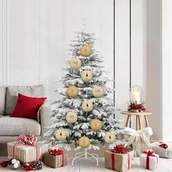 Bombki - vidaXL Zestaw Bombek Choinkowych 9 pcs złoty - miniaturka - grafika 1