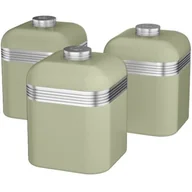 Akcesoria i części AGD - SWAN SWAN Pojemnik SWAN SWKA1020GN Zielony 3 sztuki) - miniaturka - grafika 1