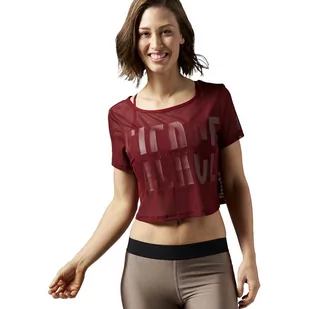 Koszulka Reebok Cardio Mesh damska top sportowy z siateczki-M - Koszulki i topy damskie - miniaturka - grafika 1