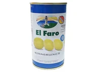 Szybkie dania obiadowe - OLIWKI HISZPAŃSKIE Z MIGDAŁAMI EL FARO 350G - miniaturka - grafika 1