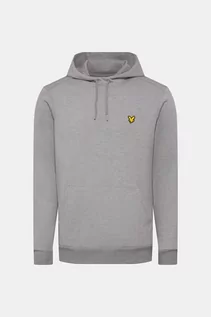 Bluzy męskie - LYLE & SCOTT Bluza z kapturem z wiskozą - Szary - Mężczyzna - L (L) - grafika 1