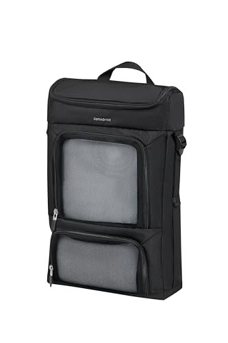 Samsonite TA Revolution - Organizer podróżny kostka do pakowania – Dwustronna kostka z haczykiem & uchwytem, Organizer na ubrania do walizki & plecaka, Czarny