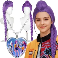 Moda i Uroda OUTLET - RUMI PERUKA DEMON HUNTERS KPOP ŁOWCZYNIE DEMONÓW AKCESORIA DO STROJU - miniaturka - grafika 1