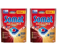 Środki do zmywarek - Somat Excellence Premium 5w1 zestaw 2x42szt. - miniaturka - grafika 1
