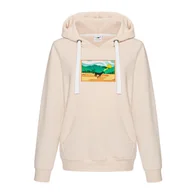 Kurtki jeździeckie - Bluza jeździecka Galop Wear koń na tle gór S - miniaturka - grafika 1