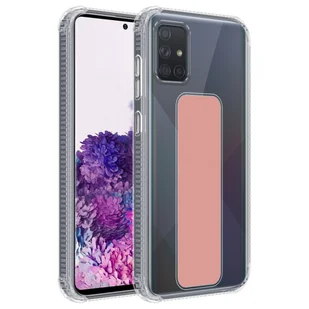 Pokrowiec Do Samsung Galaxy A71 4G w RÓŻOWY Etui z uchwytem Obudowa Case Cover Cadorabo - Etui i futerały do telefonów - miniaturka - grafika 1