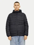 Kurtki męskie - Jack&Jones Kurtka zimowa Sprint 12258441 Czarny Regular Fit - miniaturka - grafika 1