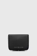 Portfele - Tommy Hilfiger portfel skórzany męski kolor czarny - miniaturka - grafika 1