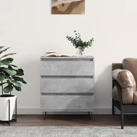 Szafki nocne - vidaXL Komoda, szarość betonu, 60x35x70 cm, materiał drewnopochodny - miniaturka - grafika 1