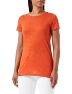 Koszulki i topy damskie - Sisley T-shirt damski, Intense Rust 1h3, S - miniaturka - grafika 1