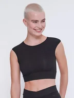 Koszulki i topy damskie - Sloggi Top "Go Allround" w kolorze czarnym - miniaturka - grafika 1