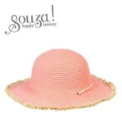 Zabawy w naśladowanie dorosłych - Souza! Kapelusz słomkowy różowy Celeste - miniaturka - grafika 1