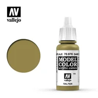 Akcesoria i części modelarskie - Vallejo Dark Yellow MC116 70978 - miniaturka - grafika 1