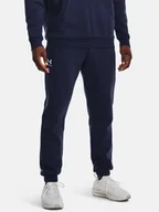 Spodnie męskie - Spodnie dresowe męskie Under Armour UA Essential Fleece Jogger 1373882-410 Granatowy Roz. L - miniaturka - grafika 1