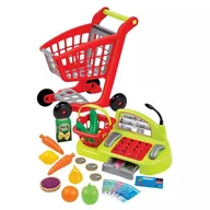 Zabawy w naśladowanie dorosłych - Écoiffier: Supermarket - wózek na zakupy i kasa - miniaturka - grafika 1