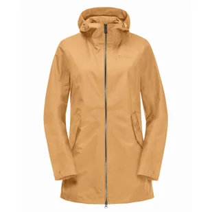 Damska parka Jack Wolfskin DAKAR PARKA W honey yellow - XS - Płaszcze damskie - miniaturka - grafika 1