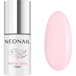 NeoNail Baza hybrydowa Revital Base Fiber Rosy Blush 7,2 ml - Lakiery hybrydowe - miniaturka - grafika 1