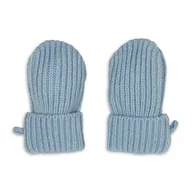 Szaliki i chustki dla dzieci - Rękawiczki dziecięce z wełny merino 100 niebieskie Blue Fogg 1-2 lata - ubranko - miniaturka - grafika 1