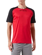 Koszulki męskie - Givova Męski t-shirt, Rosso/Nera, XXS - miniaturka - grafika 1