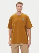 Koszulki męskie - adidas T-Shirt Wabash JW0160 Brązowy Loose Fit - miniaturka - grafika 1