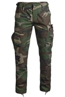 Spodnie męskie - spodnie bojówki US BDU FELDHOSE R/S "SLIM FIT" WOODLAND-S - miniaturka - grafika 1