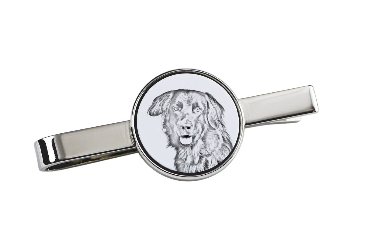 Hovawart - spinka do krawata z psem, personalizowany klips do krawata, wyjątkowy prezent dla mężczyzny marki Art-Dog