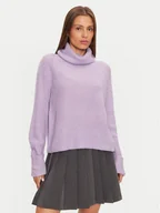 Swetry damskie - Brave Soul Golf LK-230WERBURGHS Fioletowy Loose Fit - miniaturka - grafika 1