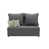Sofy i kanapy - Sofa kanapa 2 os z funkcją spania TOM szary / kremowy - miniaturka - grafika 1