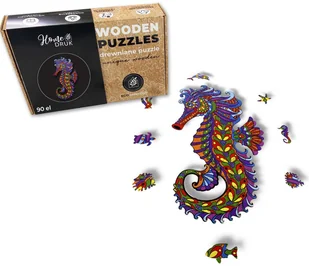 Puzzle Drewniane dla dzieci i dorosłych  Konik Morski Seahorse - Puzzle - miniaturka - grafika 1