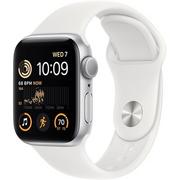 Smartwatch - Apple Watch SE GPS 40 mm Silver Aluminium Case with White Sport Band – Regular - miniaturka - grafika 1