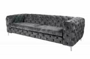 Sofa Cama 210 cm szary Invicta - sofy - sklep meblowy Meble-Bocian