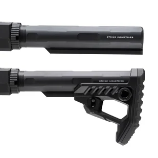 Strike Industries - Kolba regulowana PDW Strike Polymer Pit Stock - Czarna - SI-STRIKE-POLY-PIT-BK - Osprzęt do wiatrówek - miniaturka - grafika 11