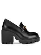 Mokasyny damskie - Badura Mokasyny MOANA-01W1-001 Czarny - miniaturka - grafika 1