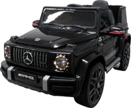 Pojazdy elektryczne dla dzieci - Mercedes Mercedes G63 czarny Piankowe koła Eva, miękki fotelik Licencja - miniaturka - grafika 1